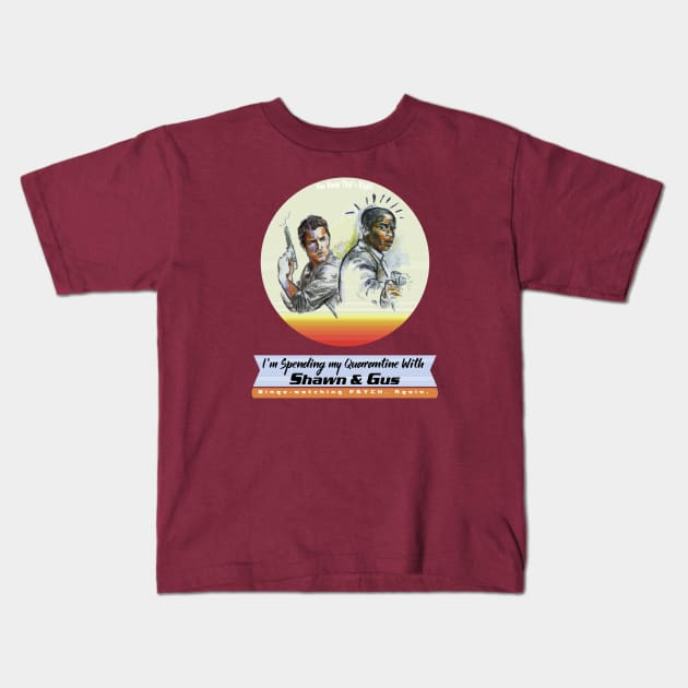 Shawn and Gus. Kids T-Shirt by FanitsaArt